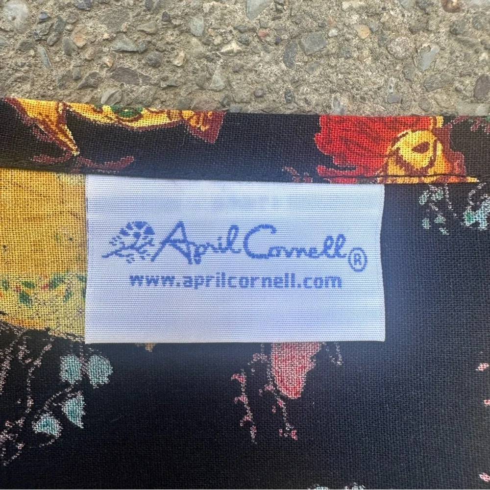 April Cornell Rooster Napkin Set of 3 100% Cotton French Country Farmhouse